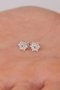 Heliophilia Silver Pendientes de Plata Esterlina 925